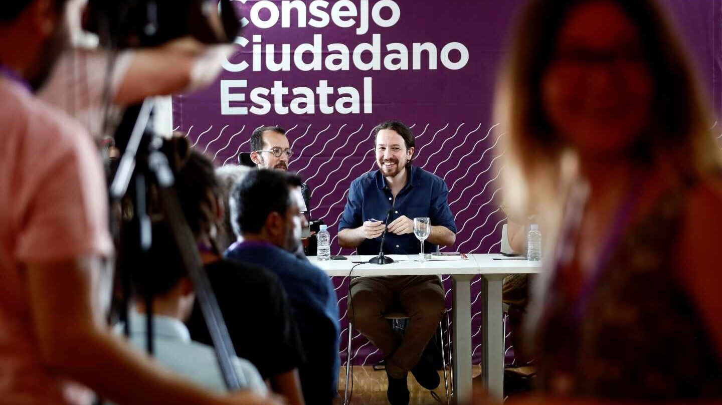 El líder de Podemos, Pablo Iglesias.