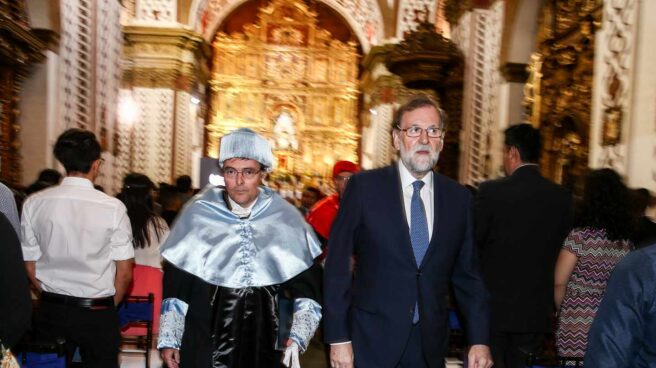 Mariano Rajoy, en la Universidad SEK de Quito.