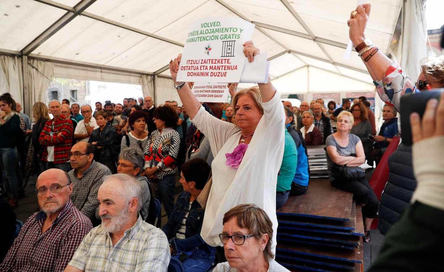 Llaman "fascistas" a víctimas de ETA en un acto por la impunidad del retorno de etarras