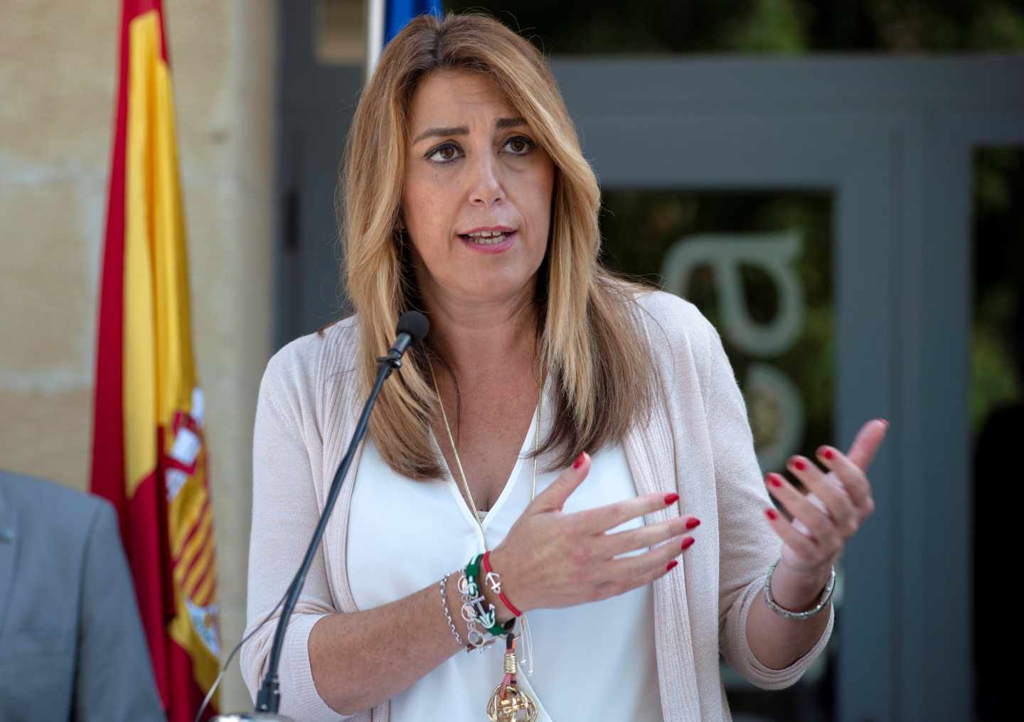 Susana Díaz, en un acto en Alcalá la Real (Jaén).