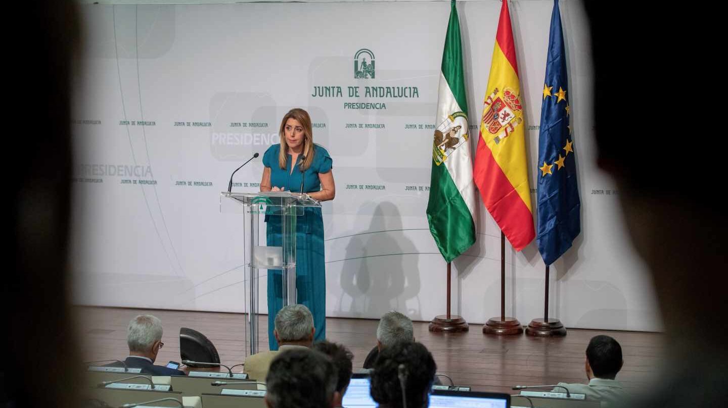 La presidenta de la Junta de Andalucía, Susana Díaz.