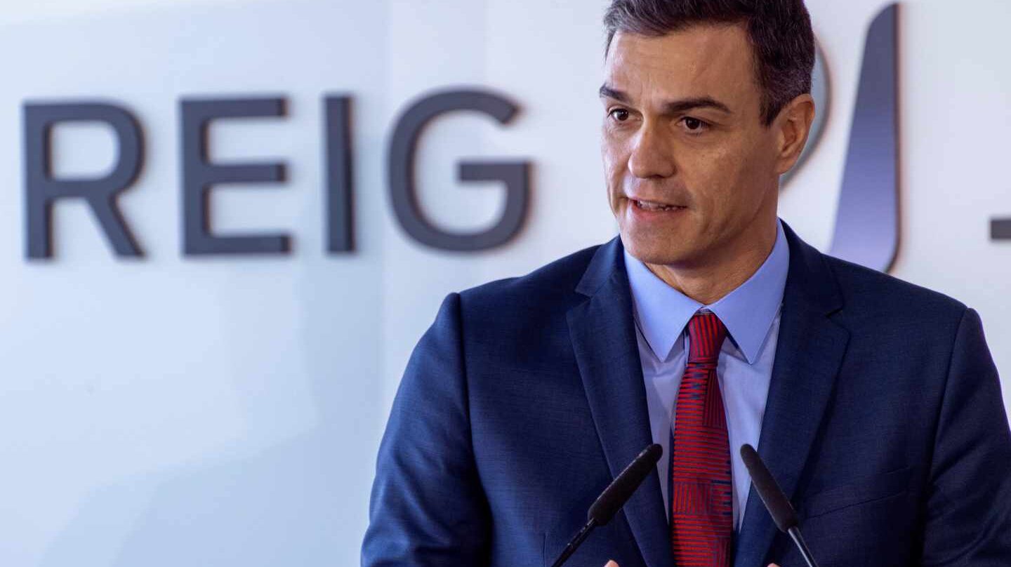 Pedro Sánchez, en un acto en Toledo.