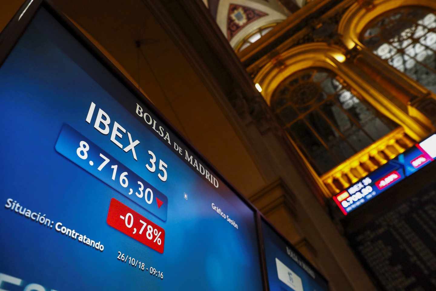 El Ibex se agarra a las cuentas empresariales para maquillar el golpe del 'octubre rojo'.
