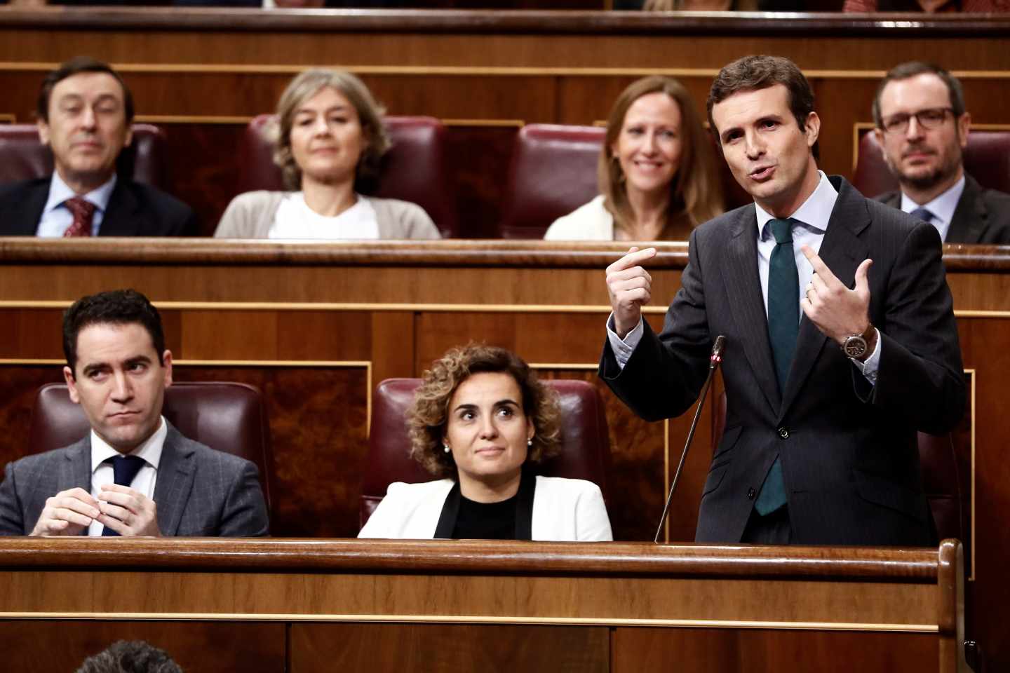 Pablo Casado, en el Congreso.