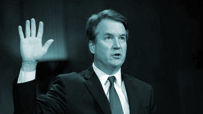 Brett Kavanaugh, aspirante al Supremo, jura antes de comparecer ante el Senado de EEUU. Brett Kavanaugh, aspirante al Supremo, jura antes de comparecer ante el Senado de EEUU.