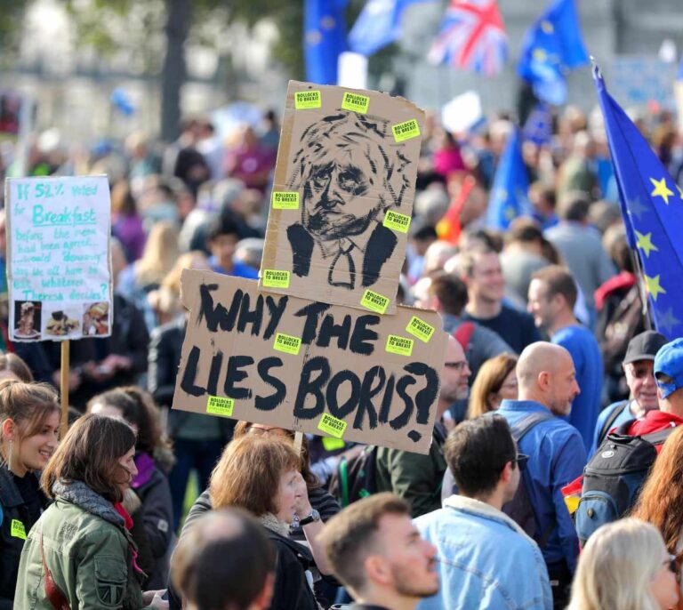 Londres sale a la calle para reclamar un segundo referéndum sobre el Brexit