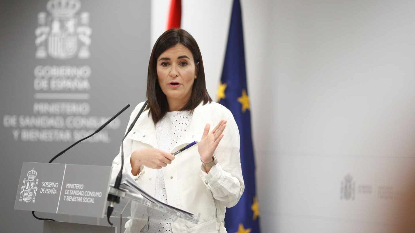 Carmen Montón, el día que anunció su dimisión como ministra de Sanidad tras desvelarse el plagio de su TFM.