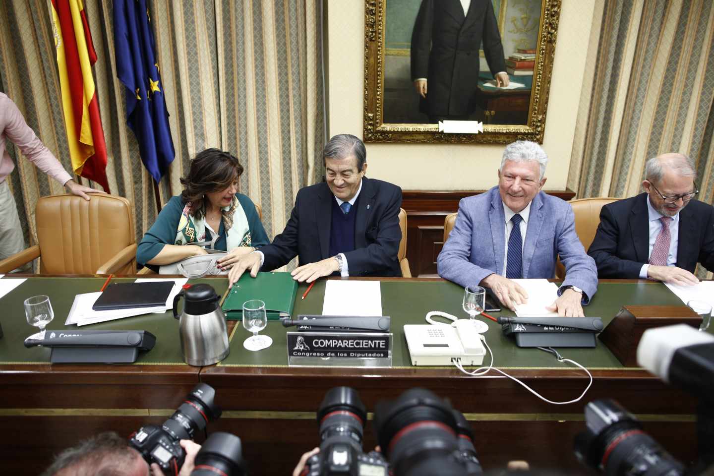 Francisco Alvarez Cascos, en el Congreso.