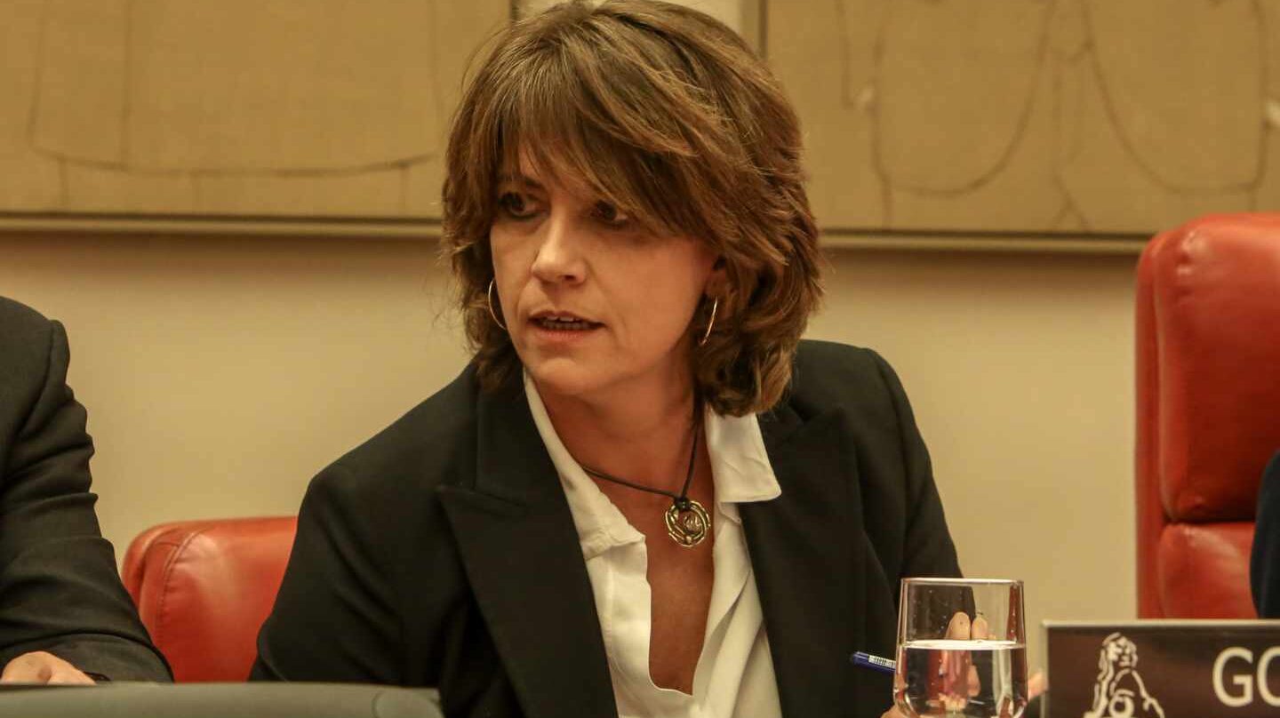 La ministra de Justicia, Dolores Delgado, en el Congreso.