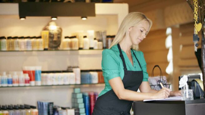 Autónoma trabajando Autónoma trabajando