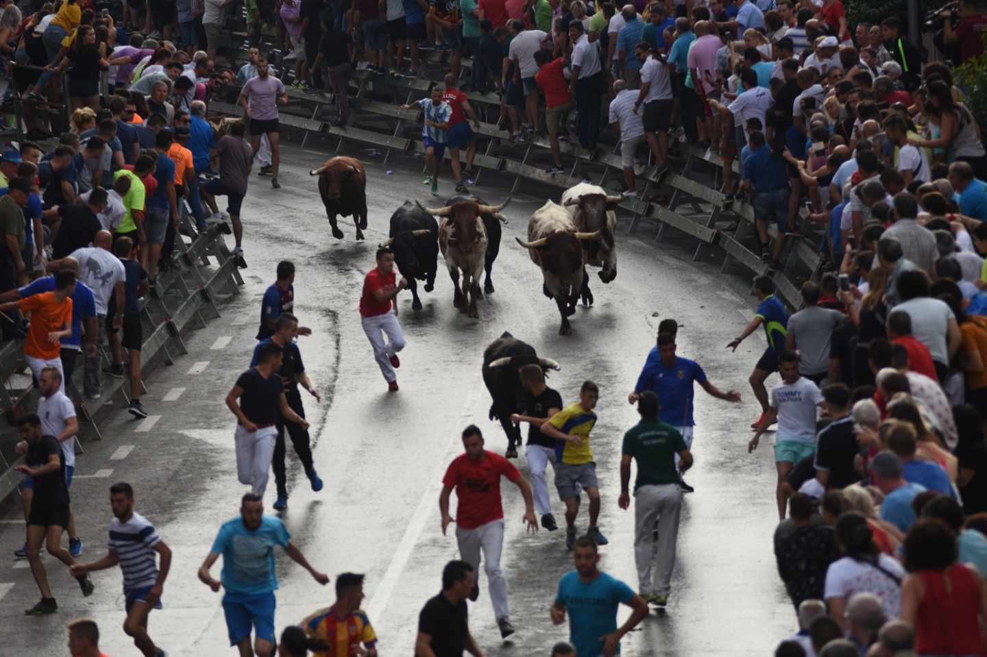 Imagen de un encierro.