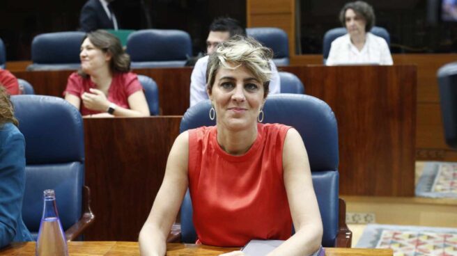 Lorena Ruiz-Huerta, en la Asamblea de Madrid.