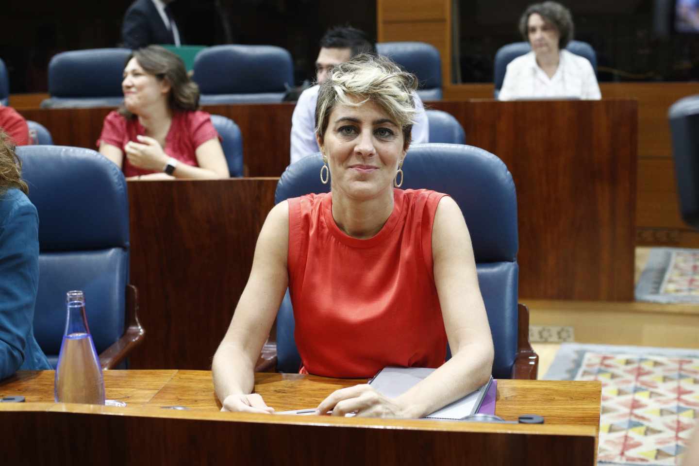 Lorena Ruiz-Huerta, en la Asamblea de Madrid.