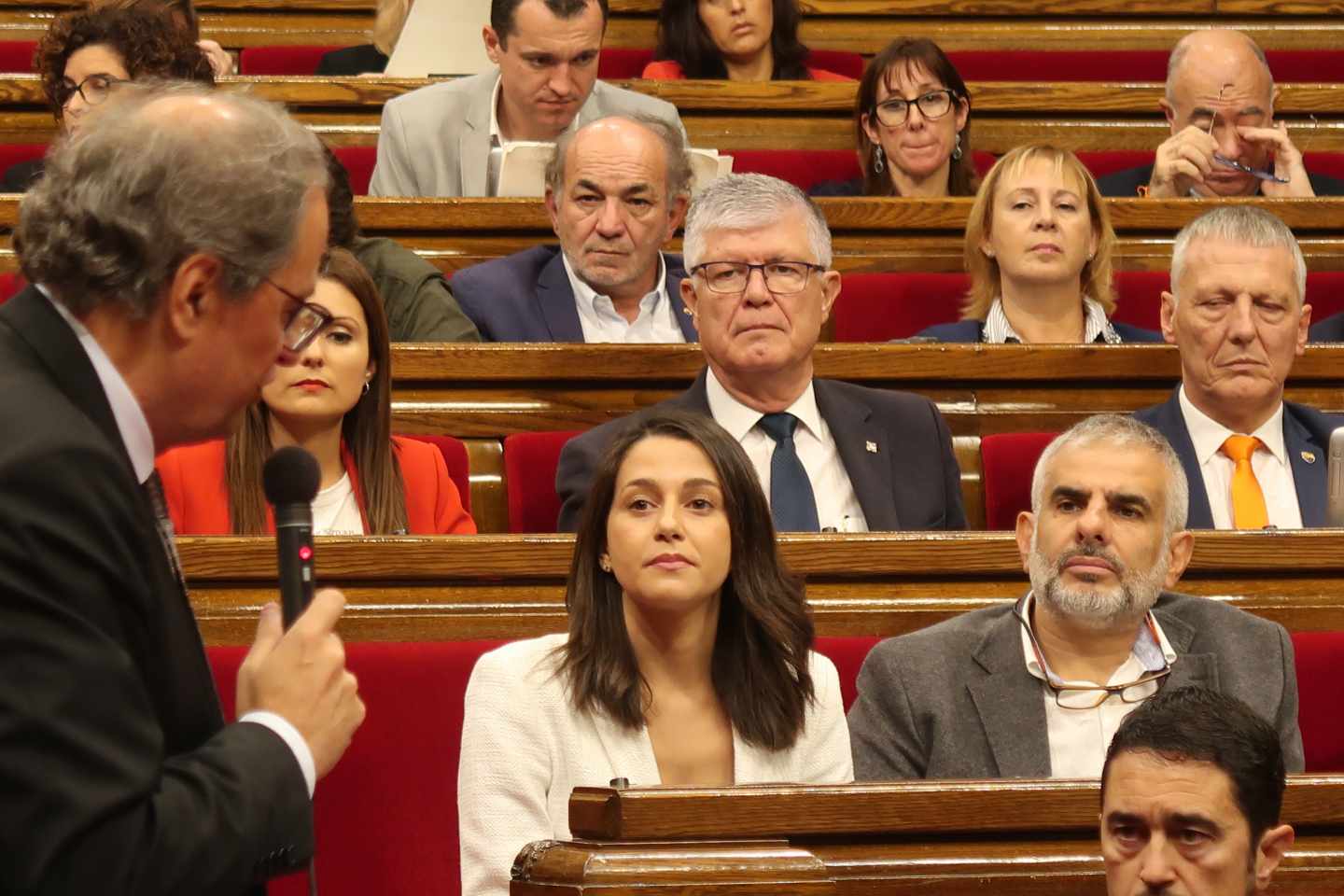 Arrimadas a Torra: "Aquí son muy gallitos pero después ante el juez se vienen abajo"