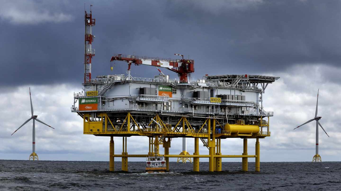 El parque eólico Wikinger de Iberdrola en el mar Báltico