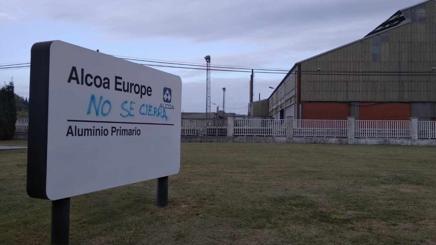 La planta de Alcoa en Avilés, Asturias.