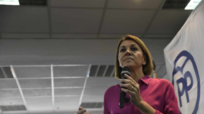 Cospedal recibió a Villarejo a escondidas el día antes de que Bárcenas fuera al Supremo María Dolores de Cospedal, en un acto del PP.