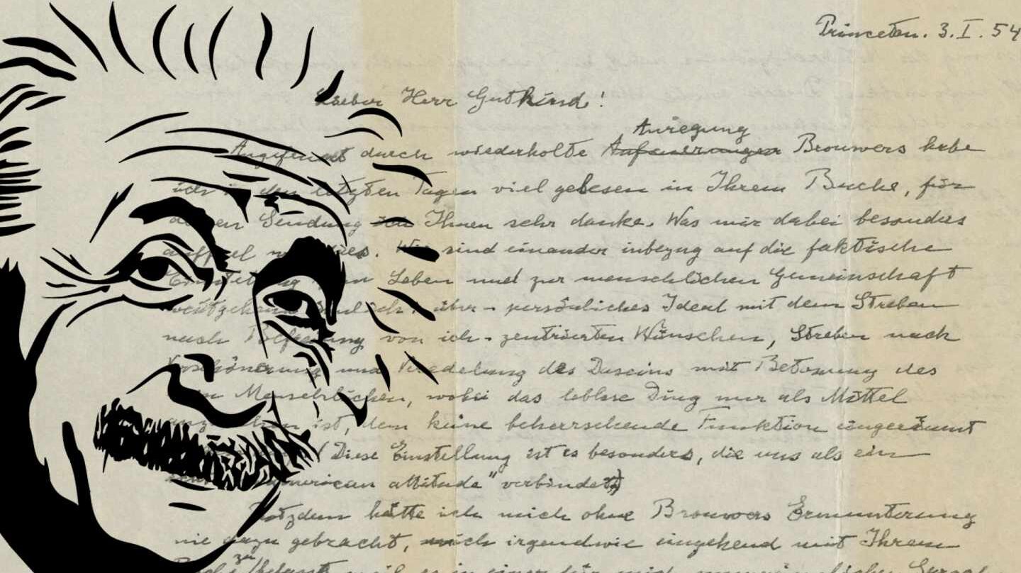 La carta en la que Einstein desprecia a Dios sale a subasta