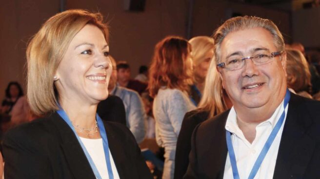 Maria Dolores de Cospedal y Juan Ignacio Zoido. Maria Dolores de Cospedal y Juan Ignacio Zoido.
