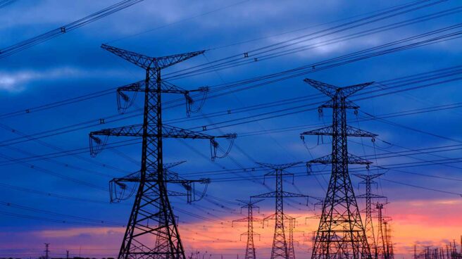 electr ian muttoo Torres de transporte de electricidad.