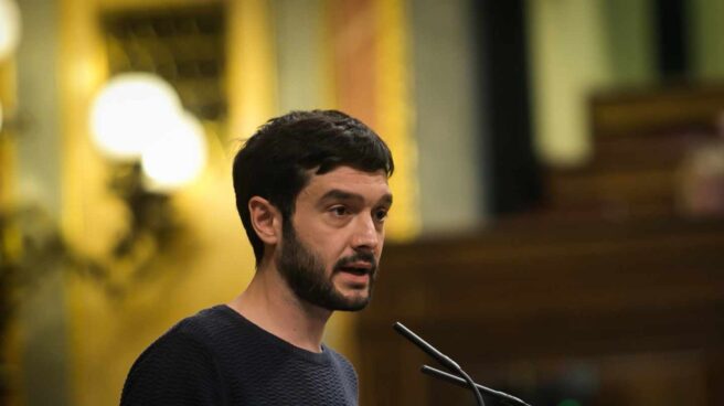 El diputado Pablo Bustinduy en el Congreso.