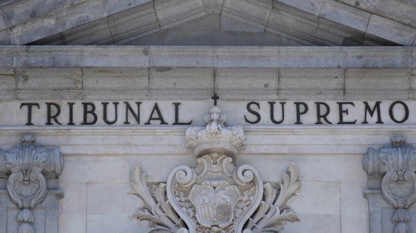 Fachada del Tribunal Supremo.