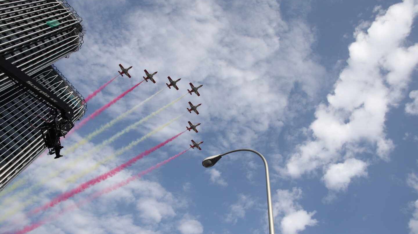 Paso de la Patrulla Águila.