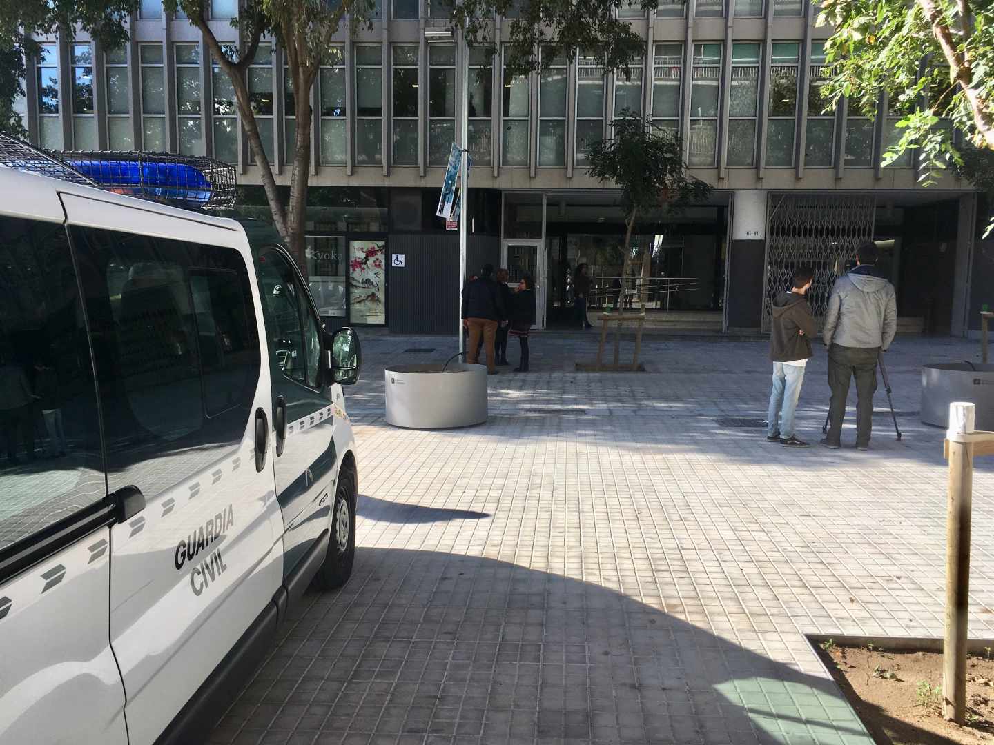 Registro de la Guardia Civil en la Federación Catalana de Fútbol.