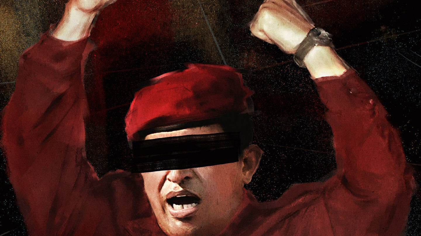Imagen de Hugo Chávez, el fallecido líder de Venezuela.