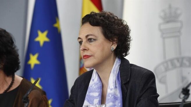 La ministra de Trabajo, Magdalena Valerio, en rueda de prensa tras el Consejo de Ministros.