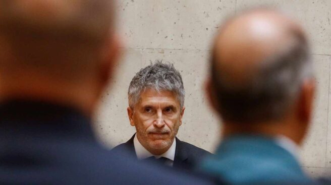 Purga en Interior: Grande-Marlaska borra el rastro de los nombramientos de Zoido El ministro Fernando Grande-Marlaska, en un acto público.