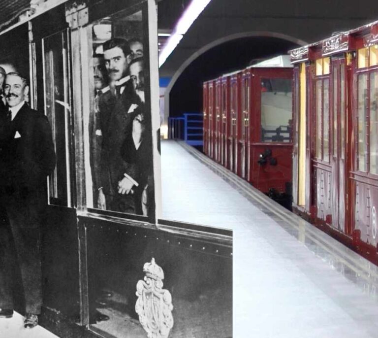 Metro: has montado en el tren de Alfonso XIII aunque no lo sepas