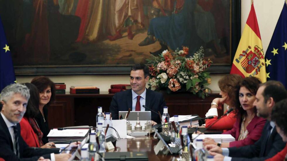 El Consejo de Ministros, reunidos en Sevilla.