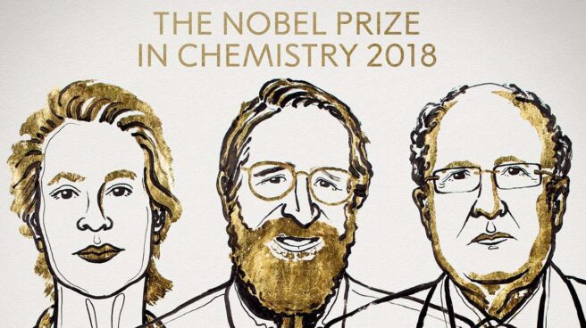 Nobel de Química 2018 para Frances Arnold, George Smith y Gregory Winter