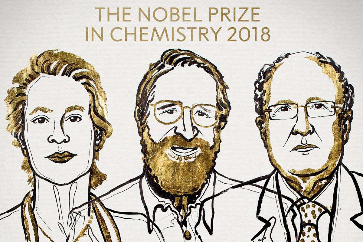 Nobel de Química 2018 para Frances Arnold, George Smith y Gregory Winter