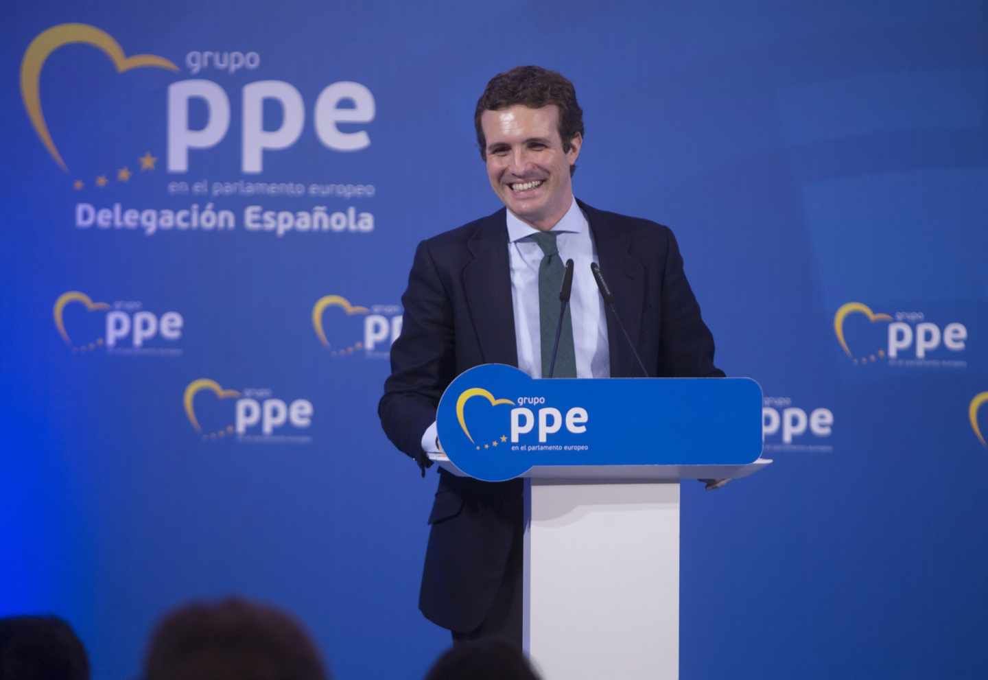 El presidente del Partido Popular, Pablo Casado.