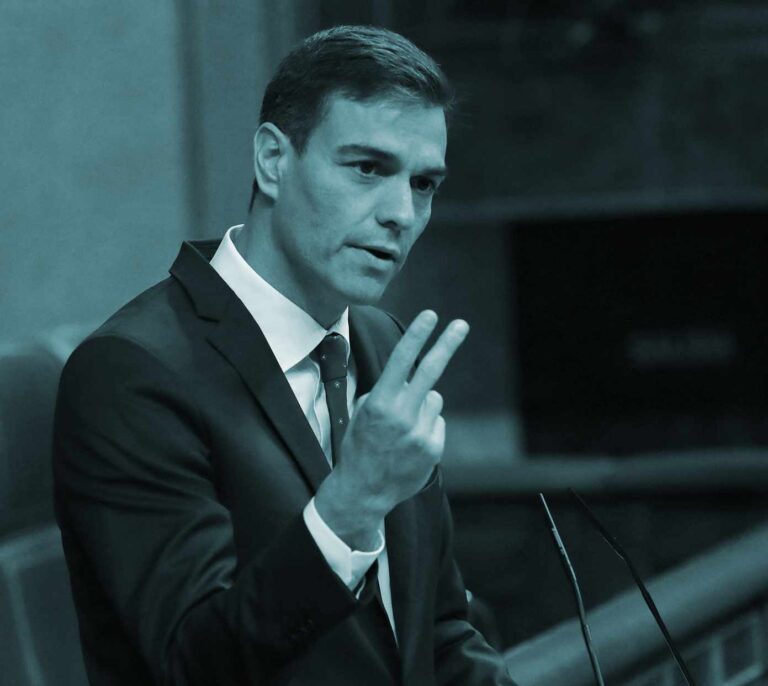 Una pestaña en el corazón de Sánchez