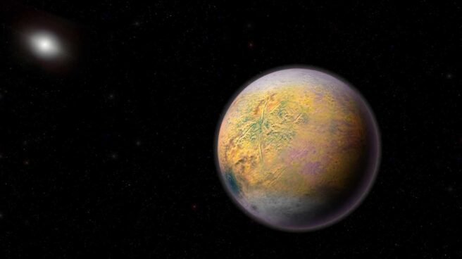 Recreación de una supertierra más allá de Plutón Recreación de una supertierra más allá de Plutón