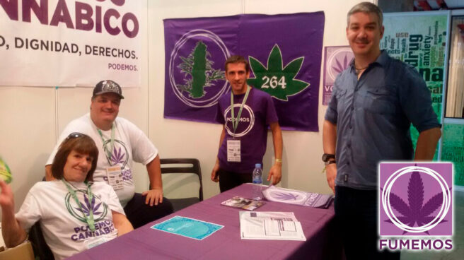 Imagen del Círculo Podemos Cannábico, uno de los pocos operativos a nivel estatal.