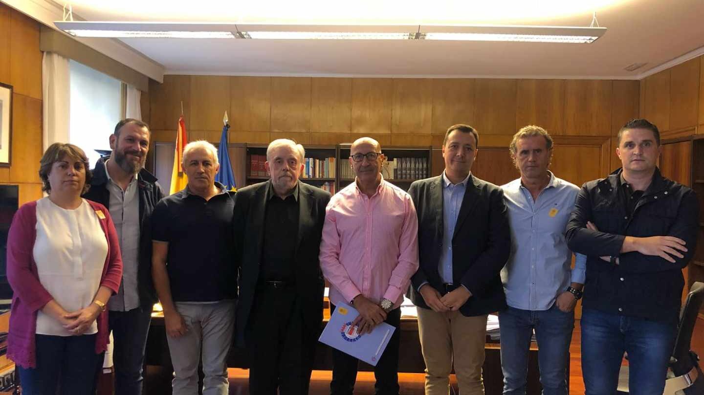 El secretario de Estado de Seguridad Social, Octavio Granado, antes de reunirse con las plataformas de policías locales.