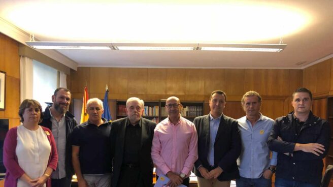 policias-locales1 El secretario de Estado de Seguridad Social, Octavio Granado, antes de reunirse con las plataformas de policías locales.