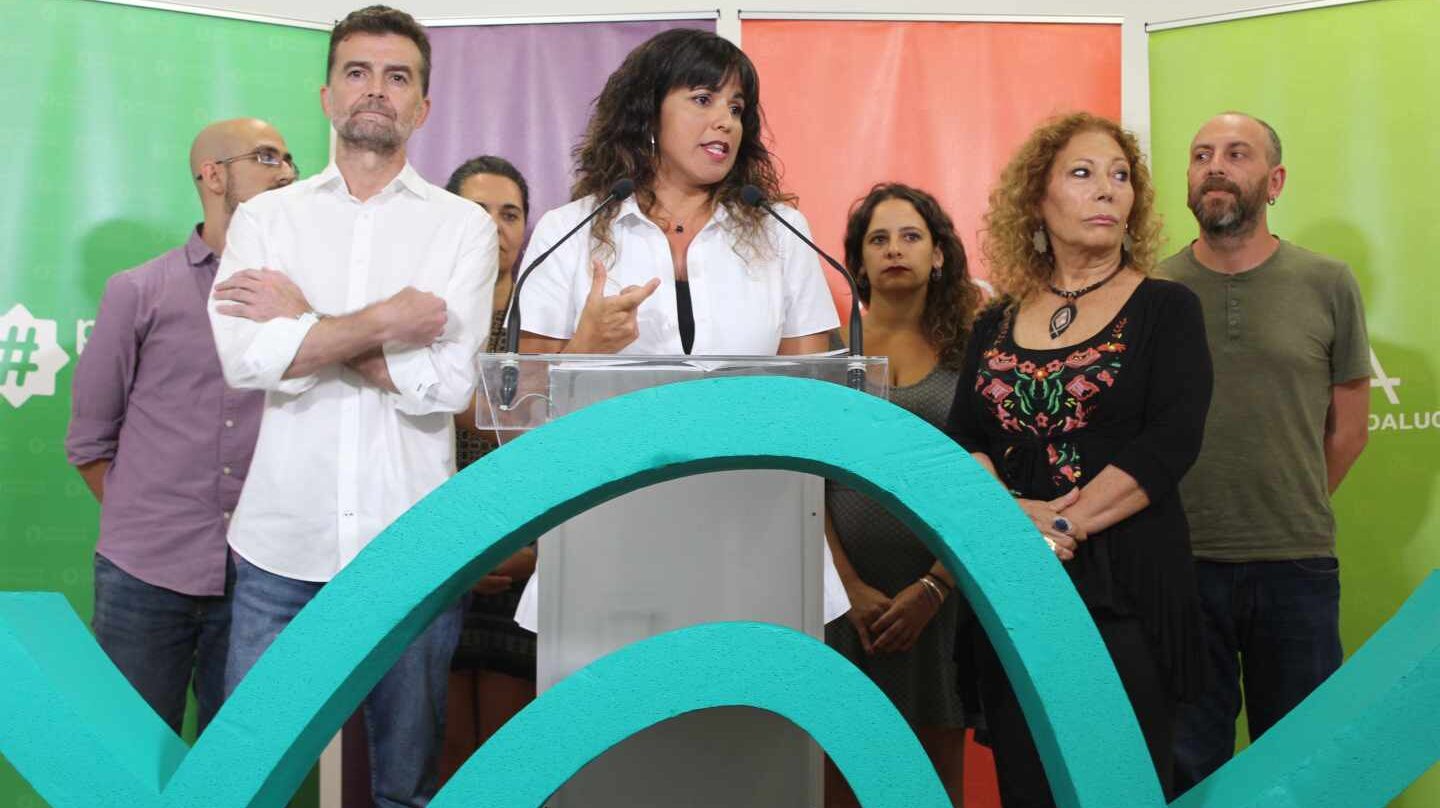 Teresa Rodríguez y Antonio Maíllo valoran el adelanto electoral en Andalucía.