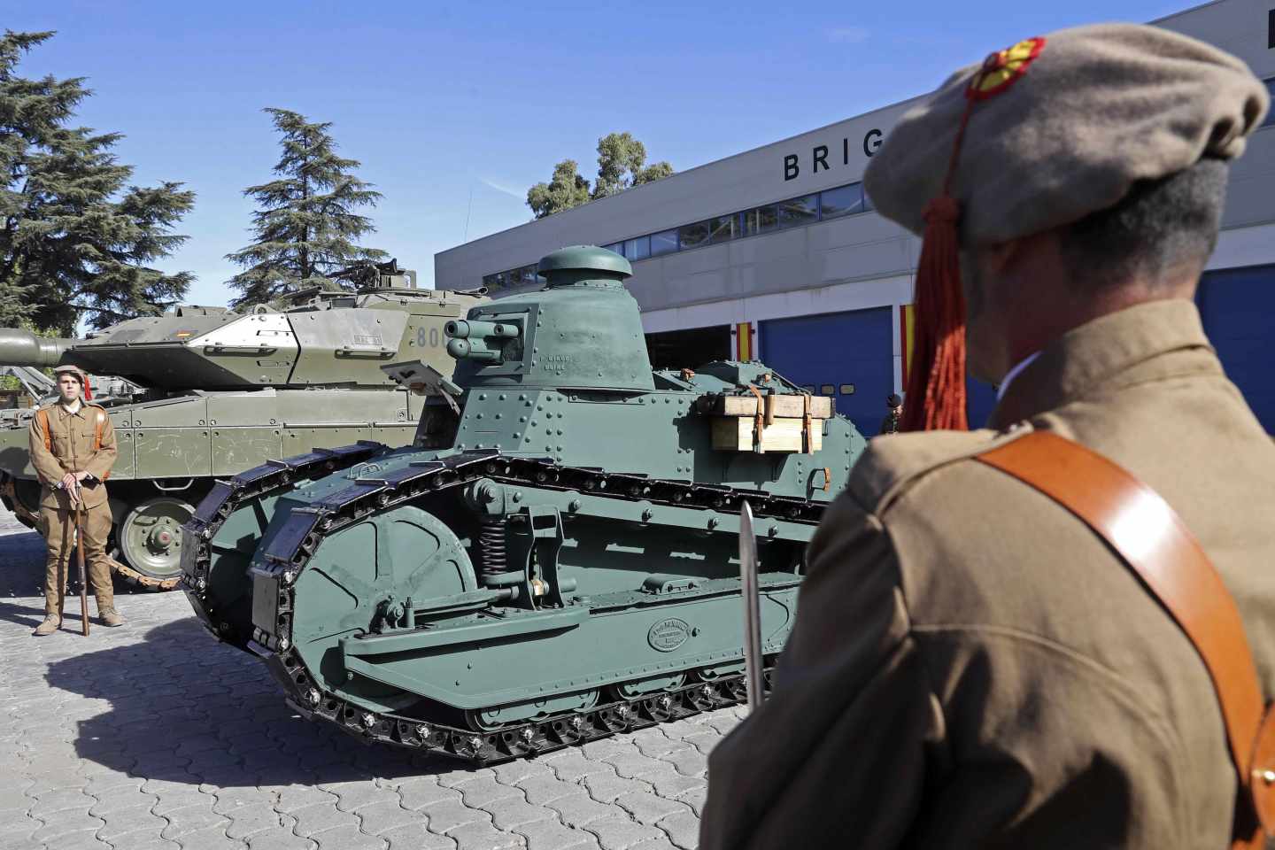 Presentación del Renault FT-17 restaurado.