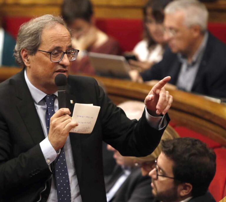 Torra reitera el ultimátum a Sánchez: "su crédito se ha acabado"