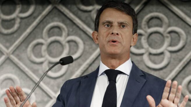 El ex primer minbistro francés y aspirante a la alcaldía de Barcelona, Manuel Valls