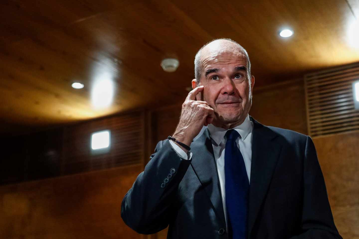 El expresidente andaluz Manuel Chaves, en el Senado.