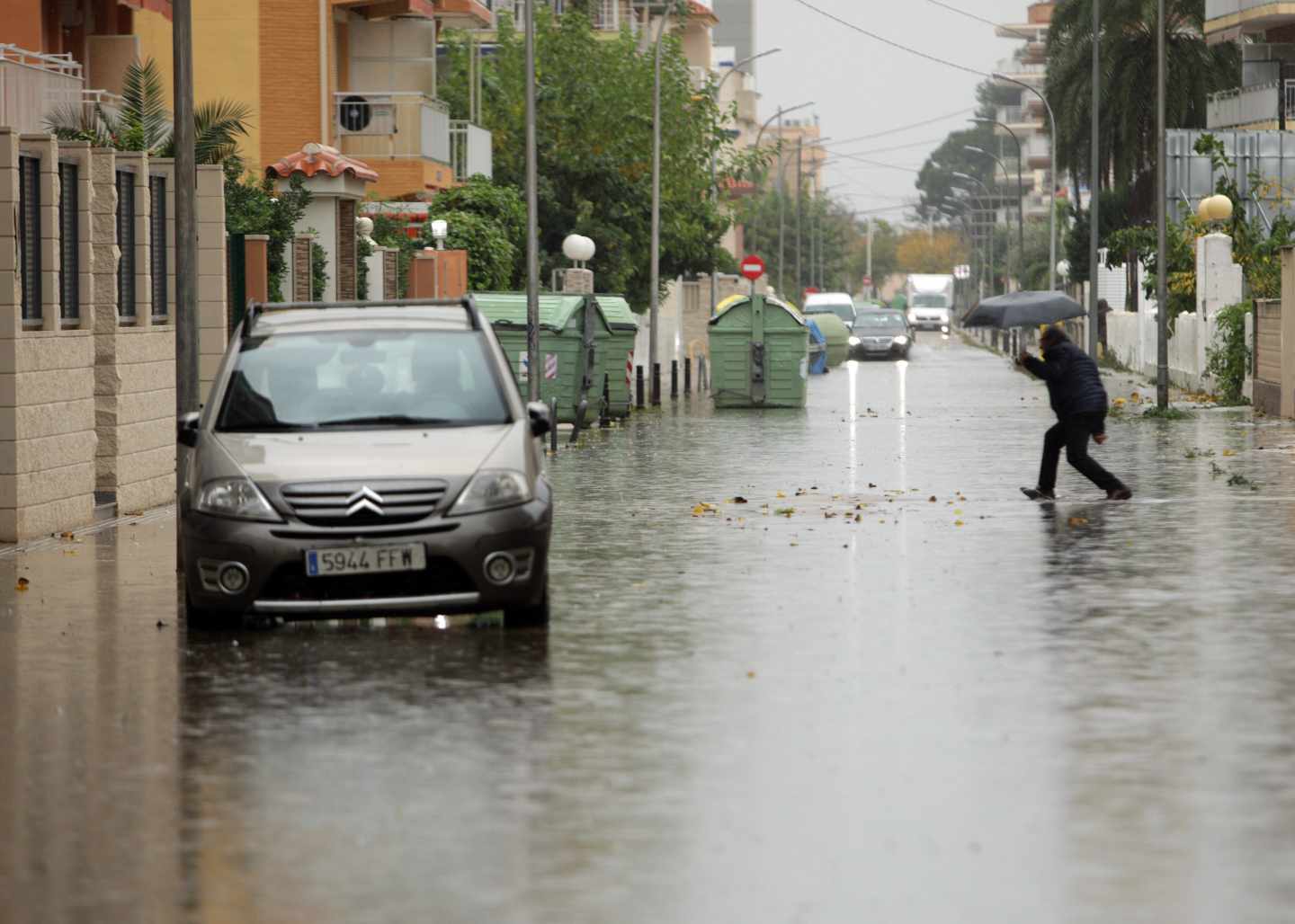 Amplían el aviso naranja por lluvias en la provincia de Málaga hasta medianoche