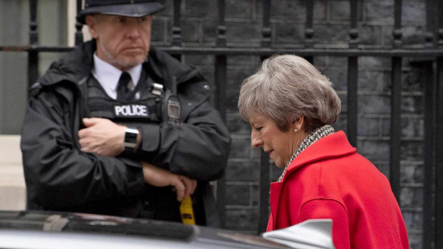 La primera ministra británica, Theresa May.