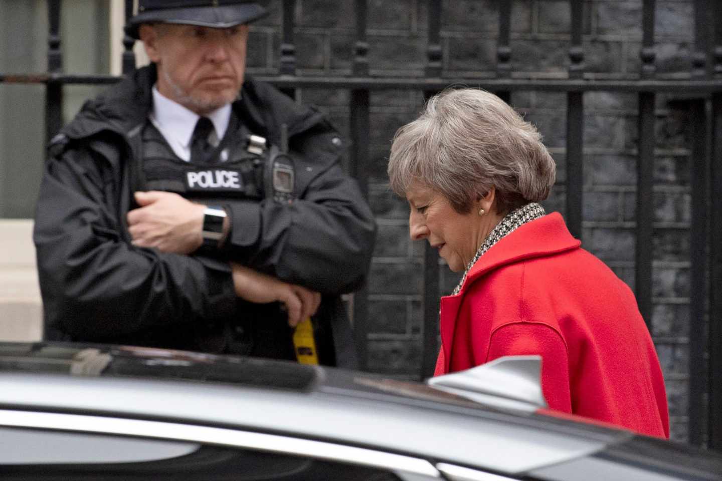 La primera ministra británica, Theresa May.