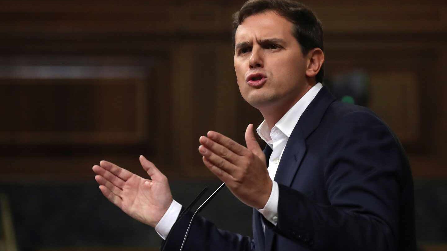 El líder de Ciudadanos, Albert Rivera, en el Congreso de los Diputados.